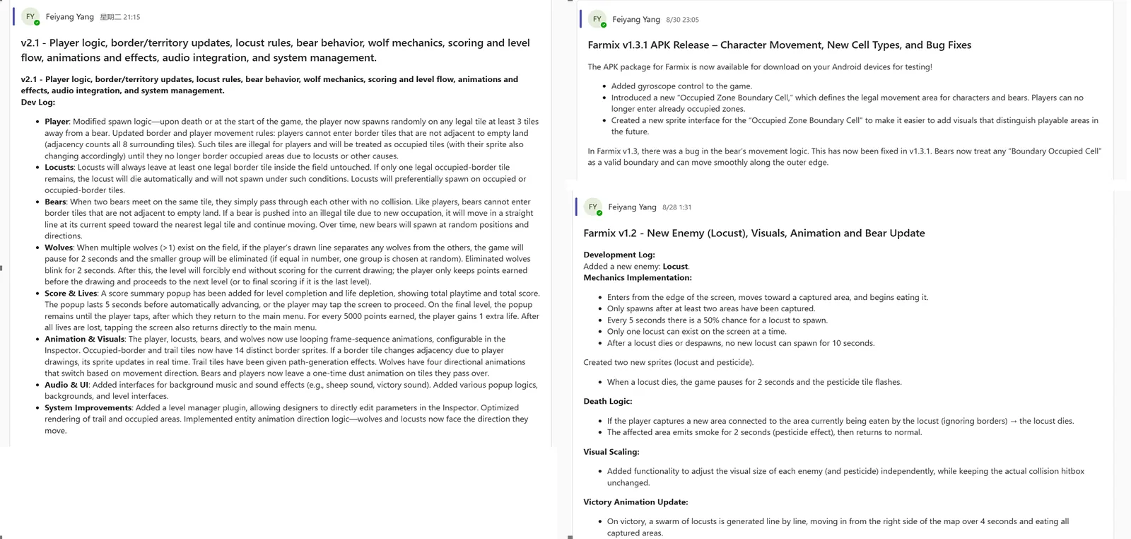 Farmix 发布页与技术文档